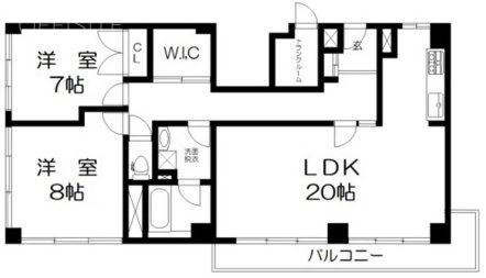 大永初台マンション804 間取り図