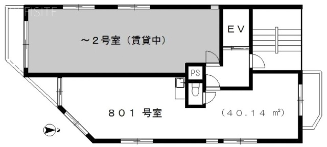 栄幸ビル801 間取り図