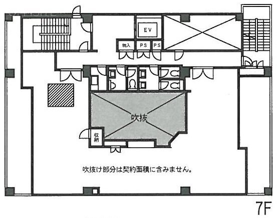 御茶ノ水駅前ビル7F 間取り図