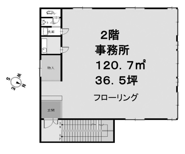 ビラ加賀美201 間取り図