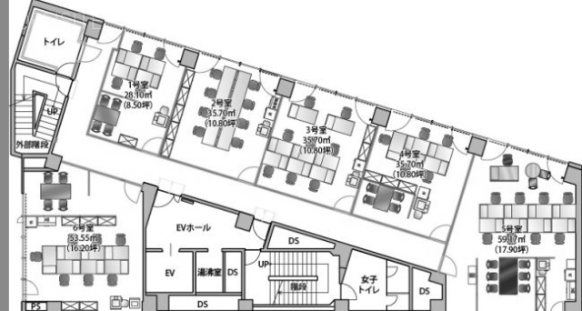 平岡ビル403 間取り図