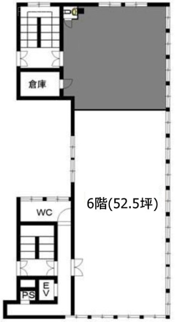 芝浦日新ビル本館6F 間取り図