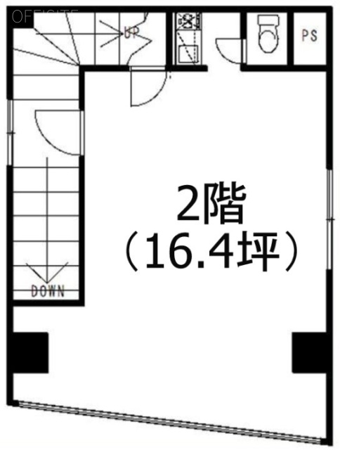 小谷泰昌堂ビル2F 間取り図