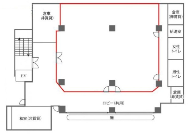 AAビルB1F 間取り図