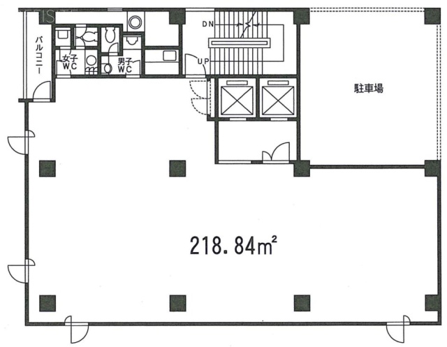 亀田ビル2F 間取り図