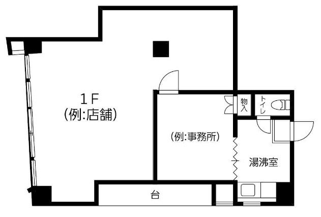 第2長谷川ビル1F 間取り図