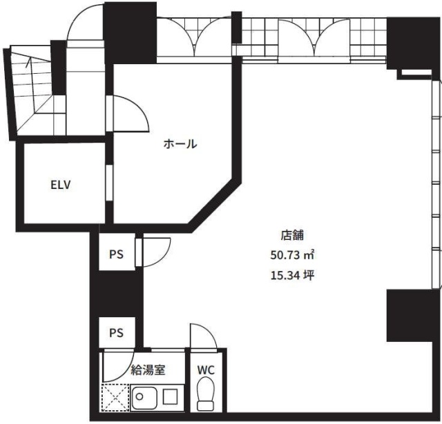 浅草フォーワンビル1F 間取り図