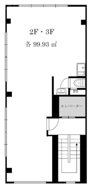 東和谷原ビル3F 間取り図