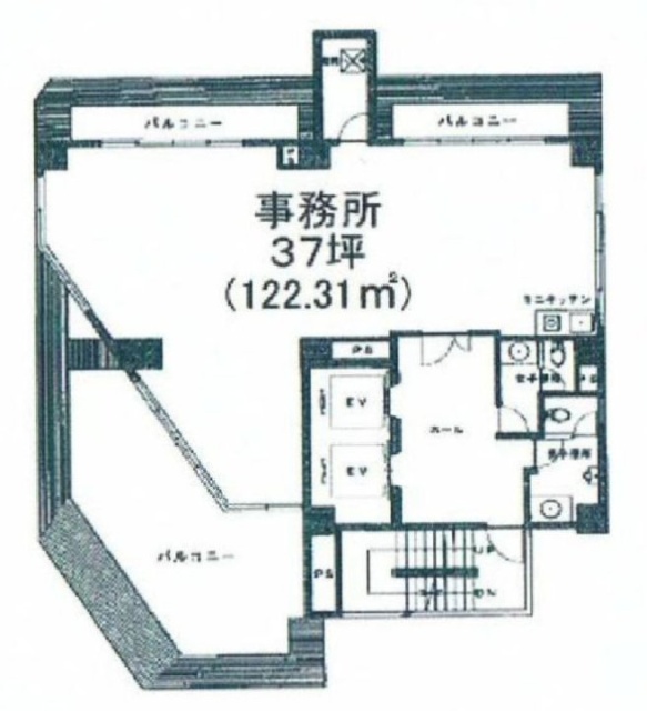 AD高田馬場ビル7F 間取り図