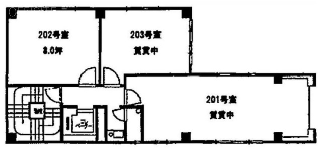 神田カトランビル202 間取り図
