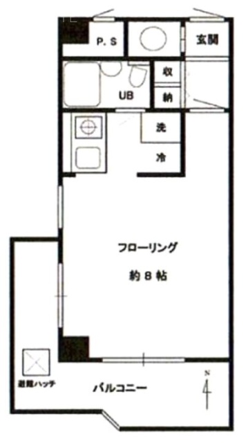 レジェンド五反田501 間取り図