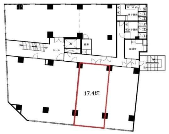 信越ビルB-1 間取り図