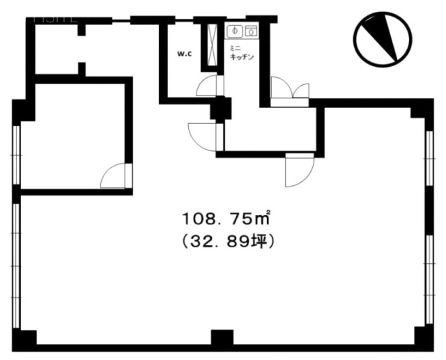 角一ビル3F 間取り図