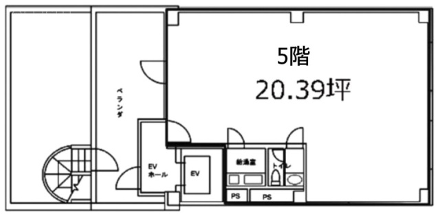 ナカウラ第5ビル5F 間取り図