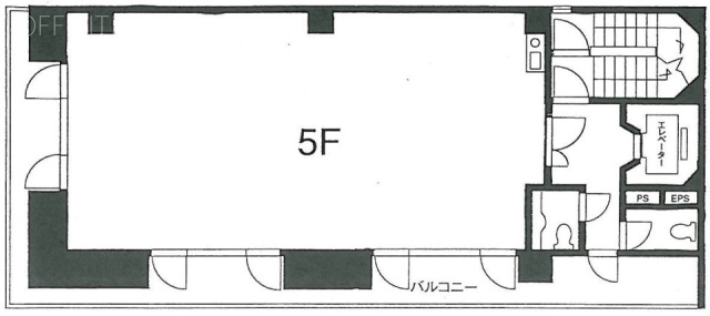浅見ビル5F 間取り図