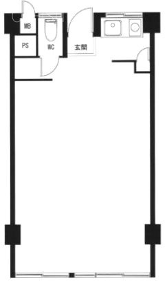 シャトー赤坂ビル103 間取り図