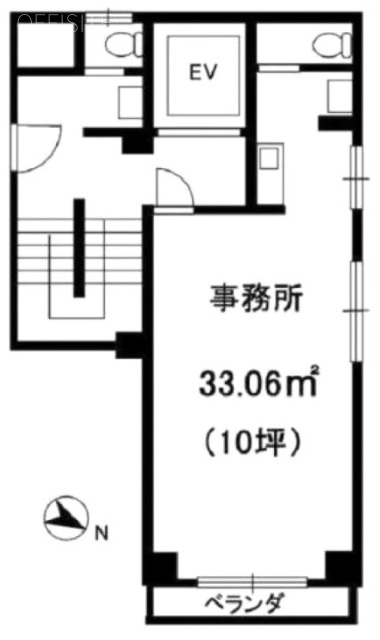 第一林ビル202 間取り図