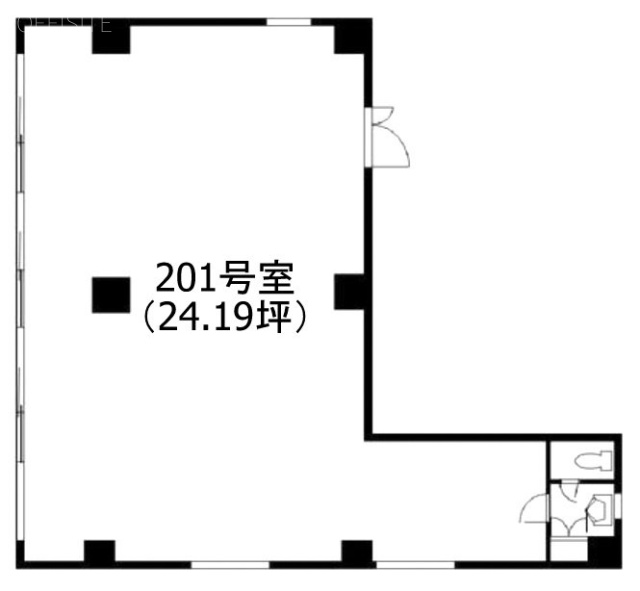 椙村(すぎむら)ビル201 間取り図