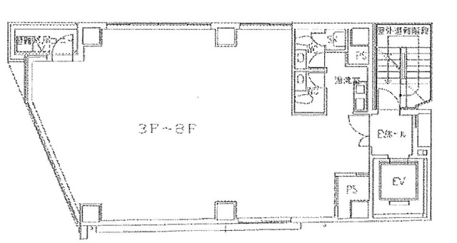 神保町1丁目ビル8F 間取り図