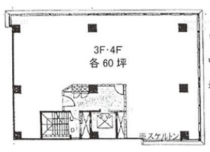 対翠館ビル4F 間取り図
