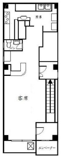 喜月ビル2F 間取り図