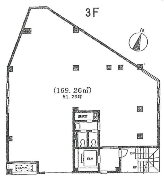 野村ビルディング曙橋3F 間取り図
