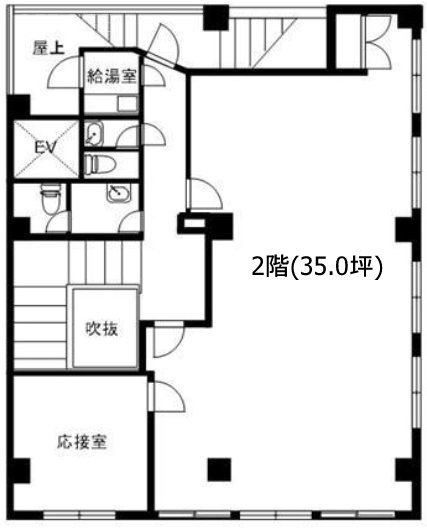 タカラハイツ2F 間取り図