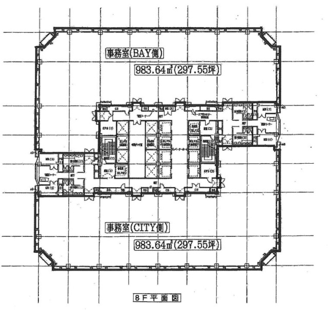 シーバンスN館8F 間取り図