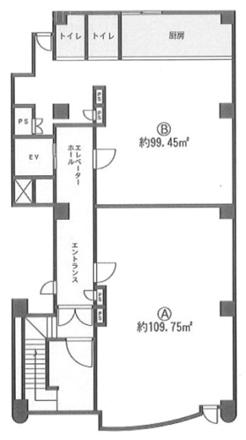 ベルビルA 間取り図