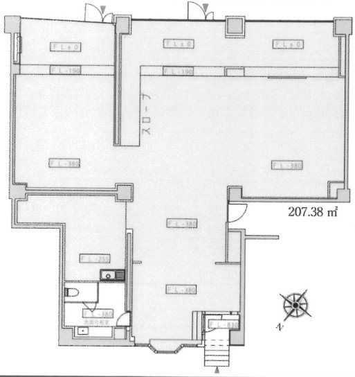 メリス玉川 PARTⅡ1F 間取り図