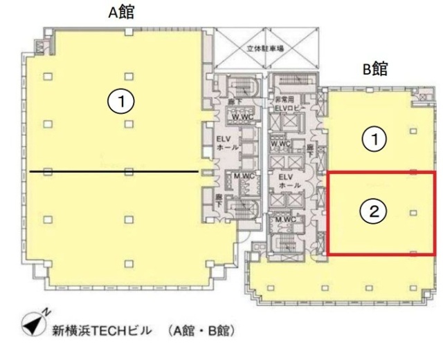 新横浜TECHビル B館2 間取り図