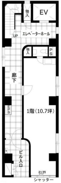 青木ビル1F 間取り図