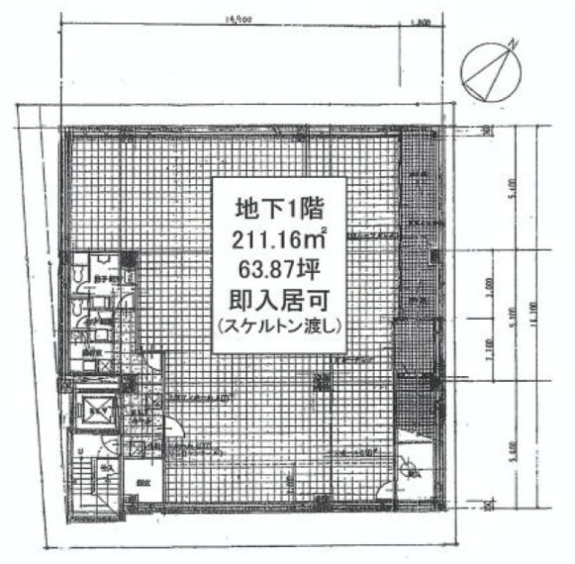 ニュー小石川ビルB1F 間取り図