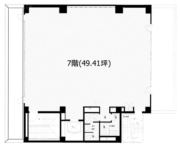 Daiwa神田美倉町ビル7F 間取り図