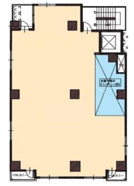 得水(とくすい)ビル3~4F 間取り図