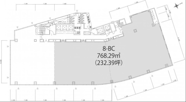 三番町東急ビルBC 間取り図