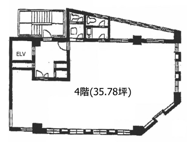 壱番館ビル4F 間取り図