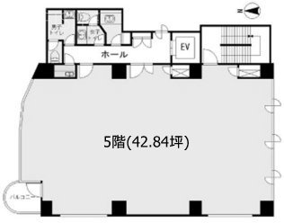 MR(エムアール)ビル5F 間取り図