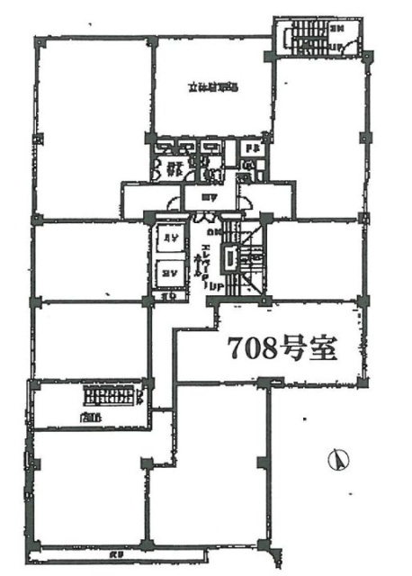 弁護士ビル708 間取り図