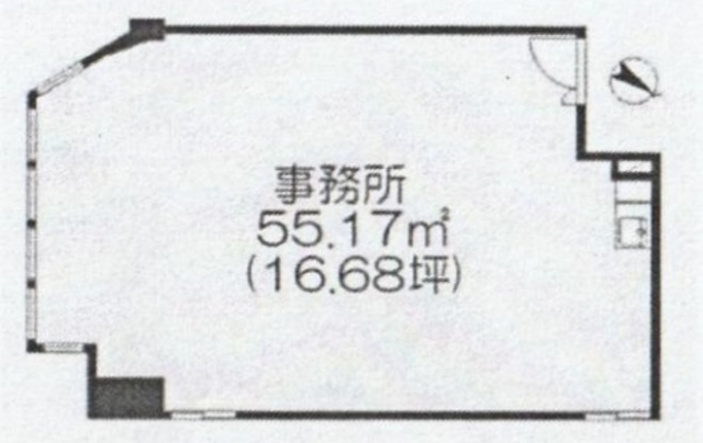 市ヶ谷法曹ビル703 間取り図