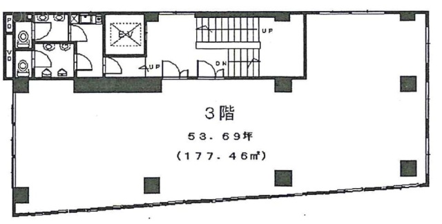 凰(おおとり)ビル3F 間取り図