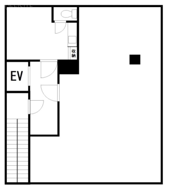 中村ビル4F 間取り図