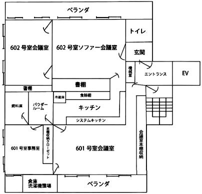 トーア芝ガーデン6F 間取り図