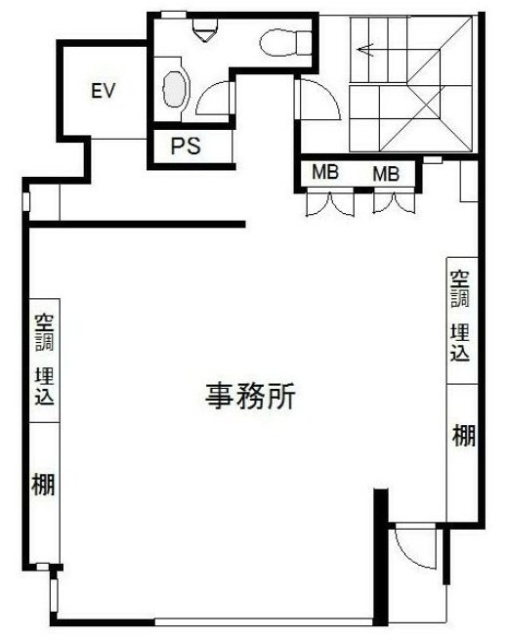 UZビル4F 間取り図