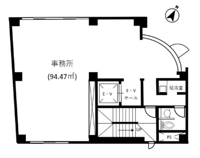 ムサシビル5F 間取り図