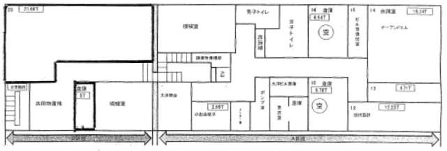 丸石ビルB1F 間取り図
