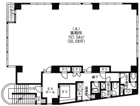 LKパークビル7F 間取り図