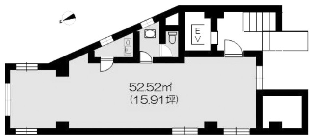 本郷ビル1F 間取り図