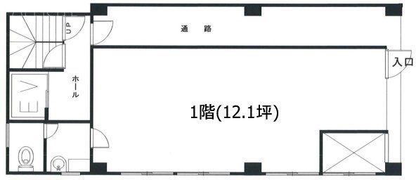 大高ビル1F 間取り図
