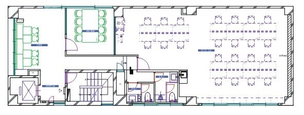 BizSQUARE築地4F 間取り図